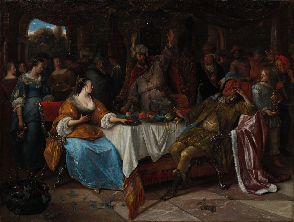Esther, Ahasuerus, and Haman (c. 1668)