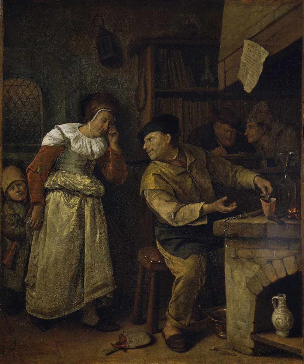 A Goldsmith Melting Down a Woman’s Jewellery in the Presence of a Notary, ‘The Alchemist’ (ca. 1668 – 1670)