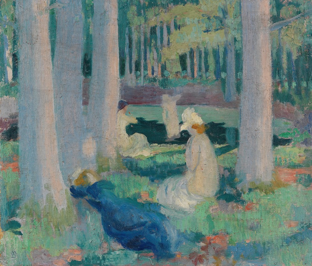 Dans la Forêt (Baignade à la Mare aux Canes)