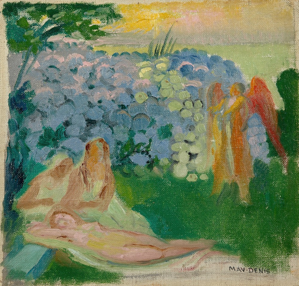 Psyché aux hortensias (esquisse) (circa 1929)