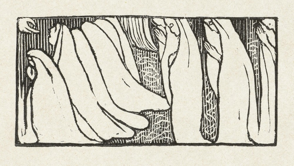 Illustratie bij gedicht uit dichtbundel Sagesse van Paul Verlaine (1895-07)