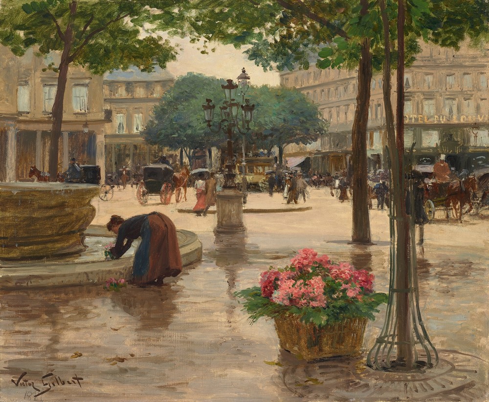 La Place du Théâtre Français (circa 1895-1890)