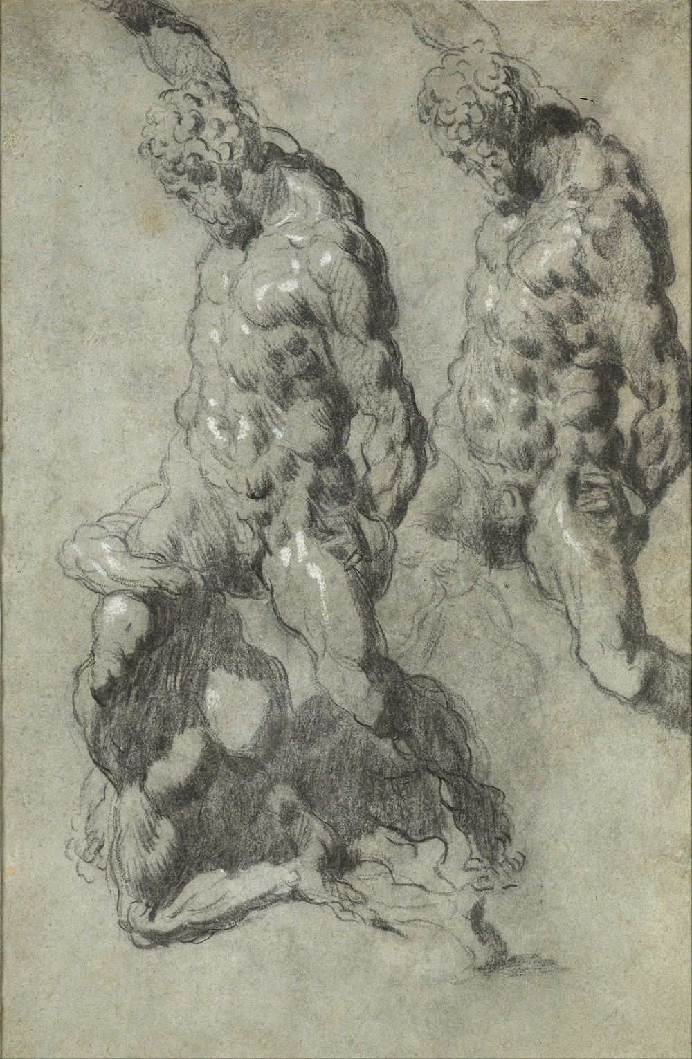 Two Studies of Samson Slaying the Philistines