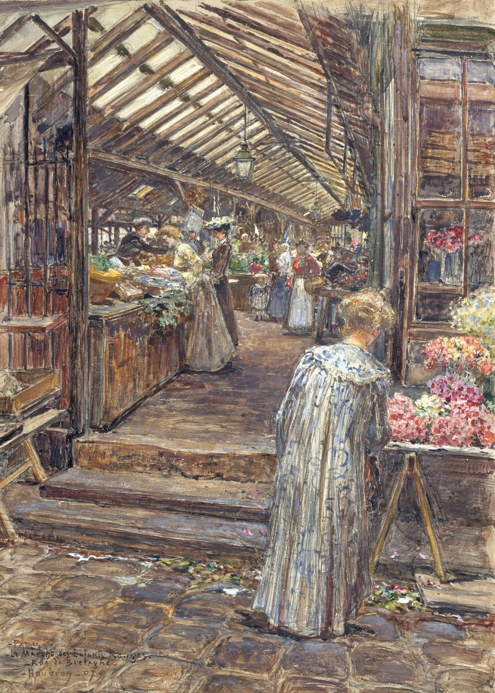 Le Marché des Enfants-Rouges, rue de Bretagne