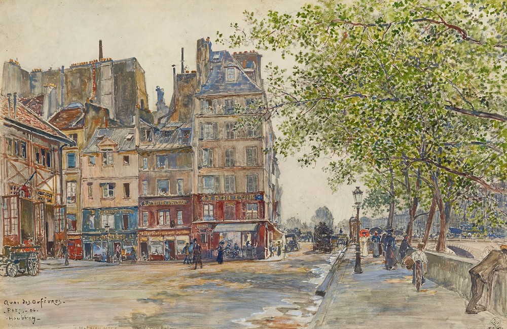 Quai des Orfèvres. Paris. 1906