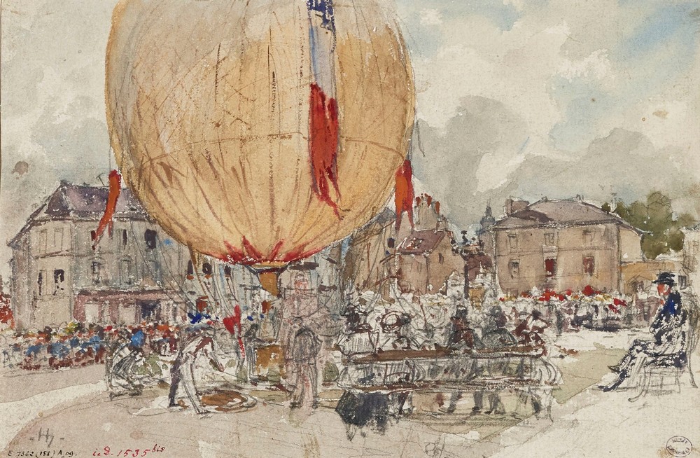 Lancement d’une montgolfière