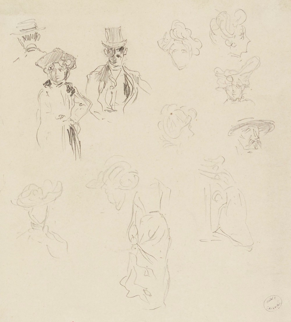 Croquis de parisiens