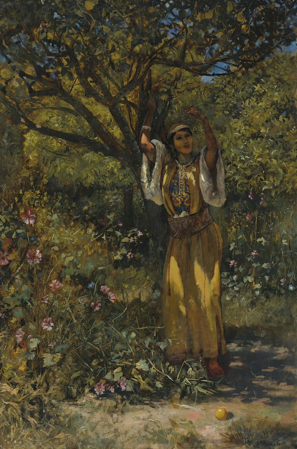 In the garden