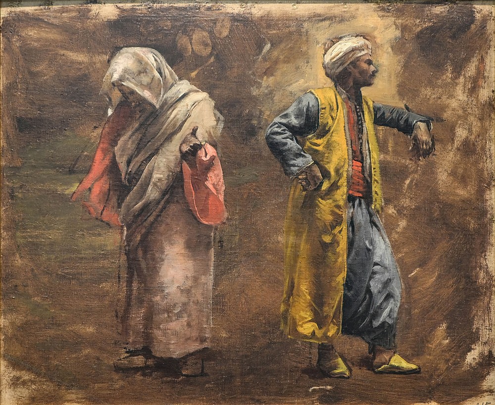 Study of Two Figures (ca. 1878)