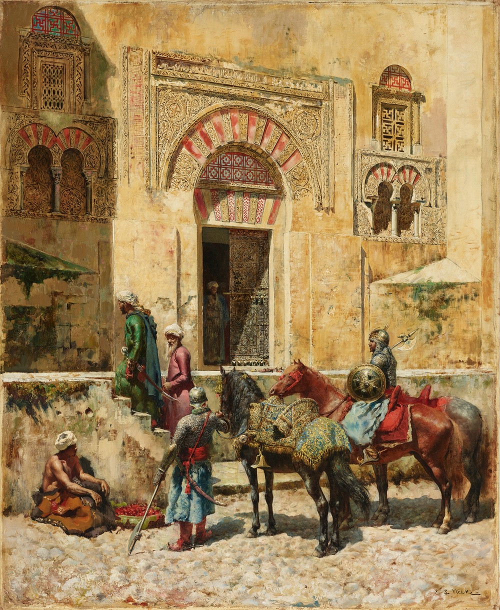 Entering the Mosque (circa 1880)