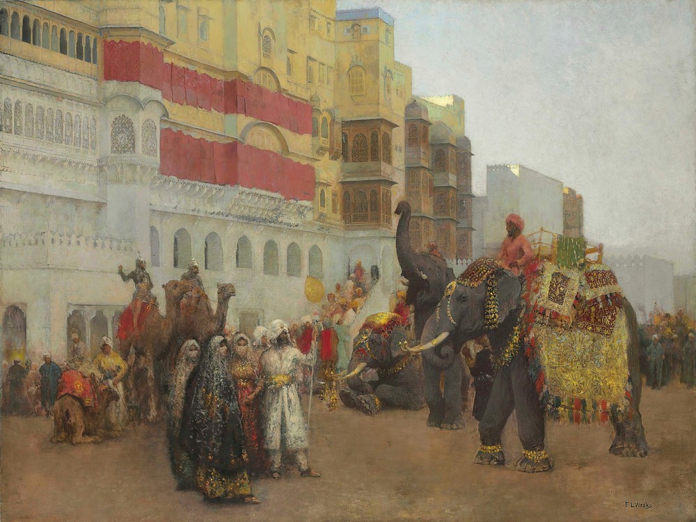 A Fête Day at Bekanir – Beloochistan, Bekanir (ca 1895-1903.)