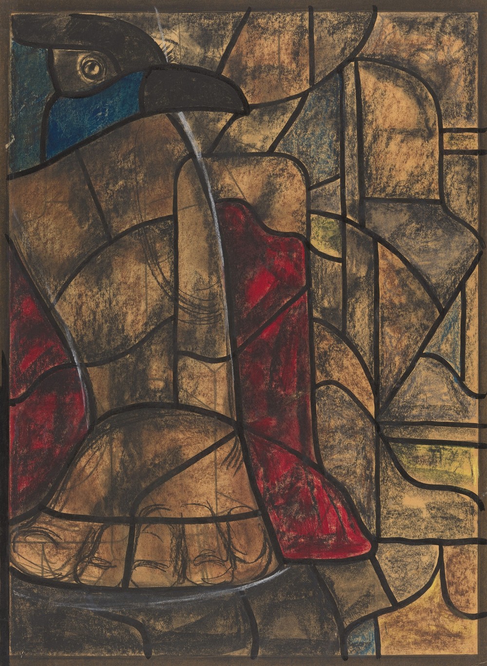 Ontwerp voor raam in het Noordertransept in de Dom te Utrecht 12 (ca. 1878-1938)