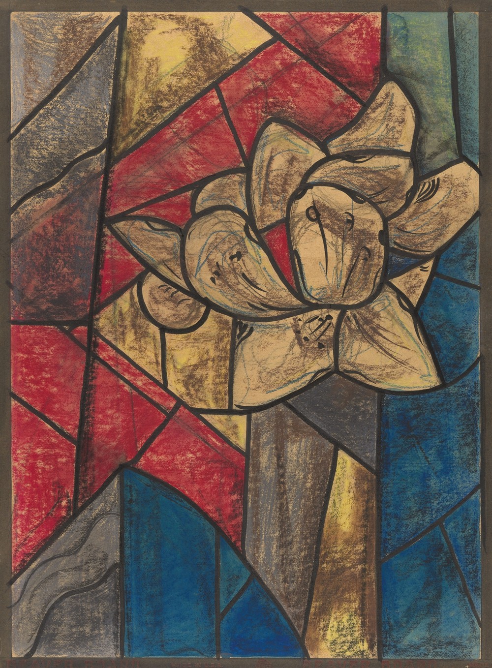 Ontwerp voor raam in het Noordertransept in de Dom te Utrecht 13 (ca. 1878-1938)