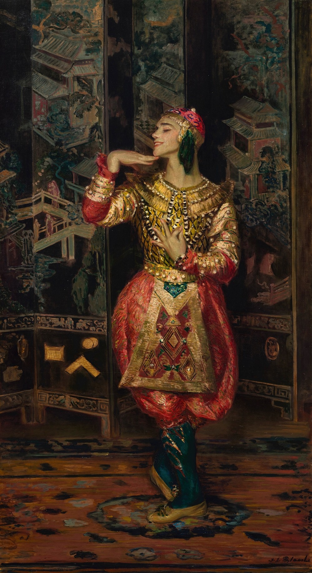 Vaslav Nijinsky in ‘Danse Siamoise’ (circa 1911)