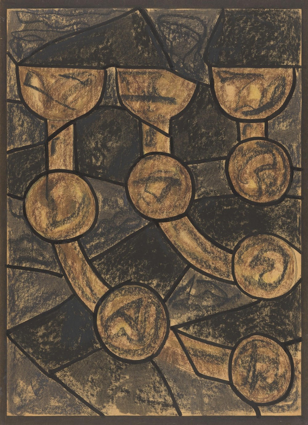Ontwerp voor raam in het Noordertransept in de Dom te Utrecht 21 (ca. 1878-1938)