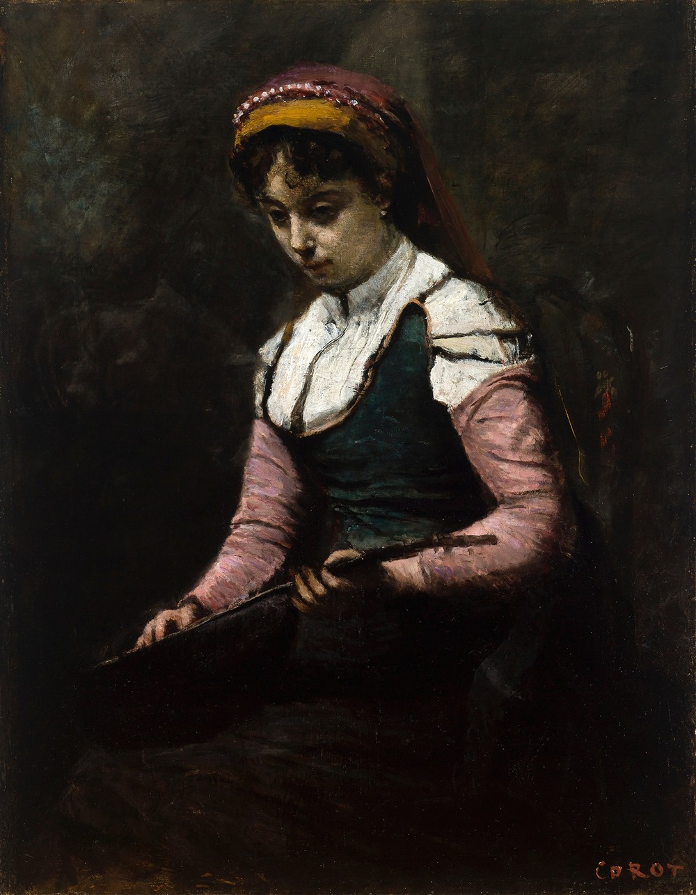 Girl with Mandolin (1860–65)