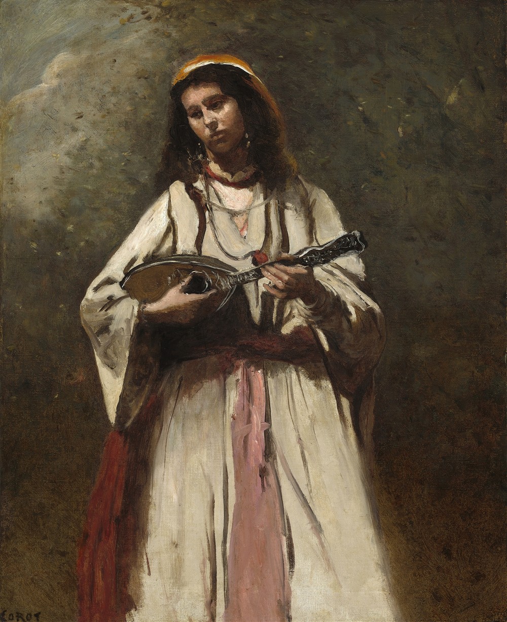 Gypsy Woman with Mandolin (c. 1870)