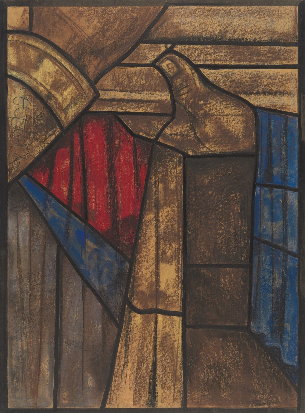 Ontwerp voor raam in het Noordertransept in de Dom te Utrecht 27 (ca. 1878-1938)