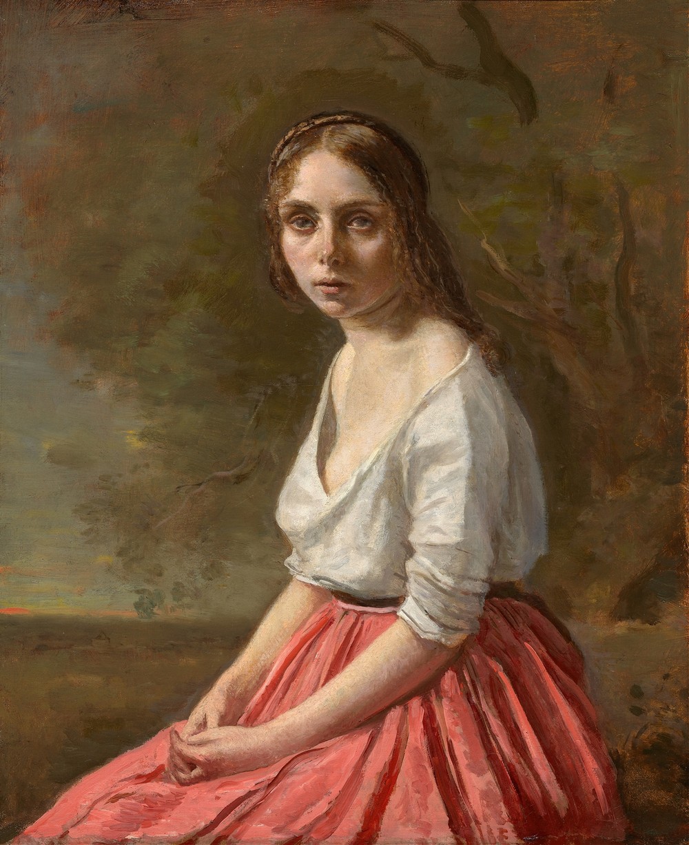 Young Woman In A Pink Skirt (c. 1845–50)