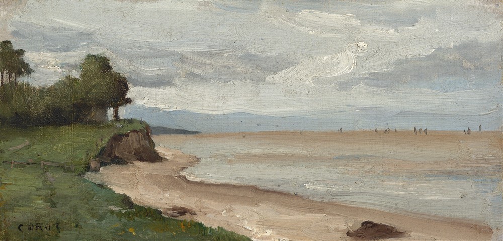 Beach near Etretat (c. 1872)
