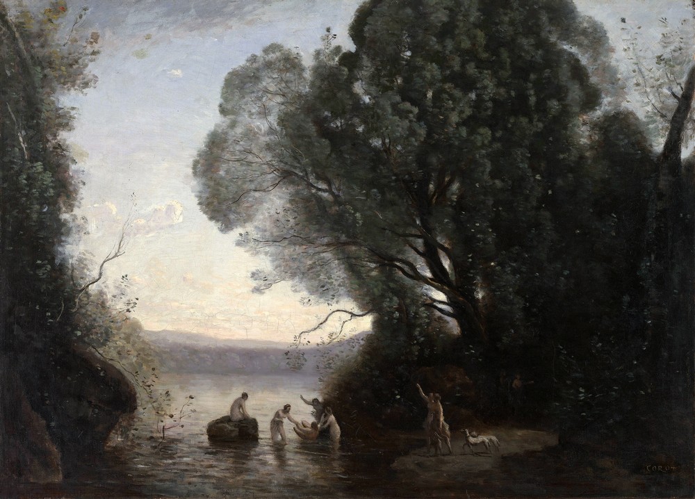 The Bath of Diana (About 1855)