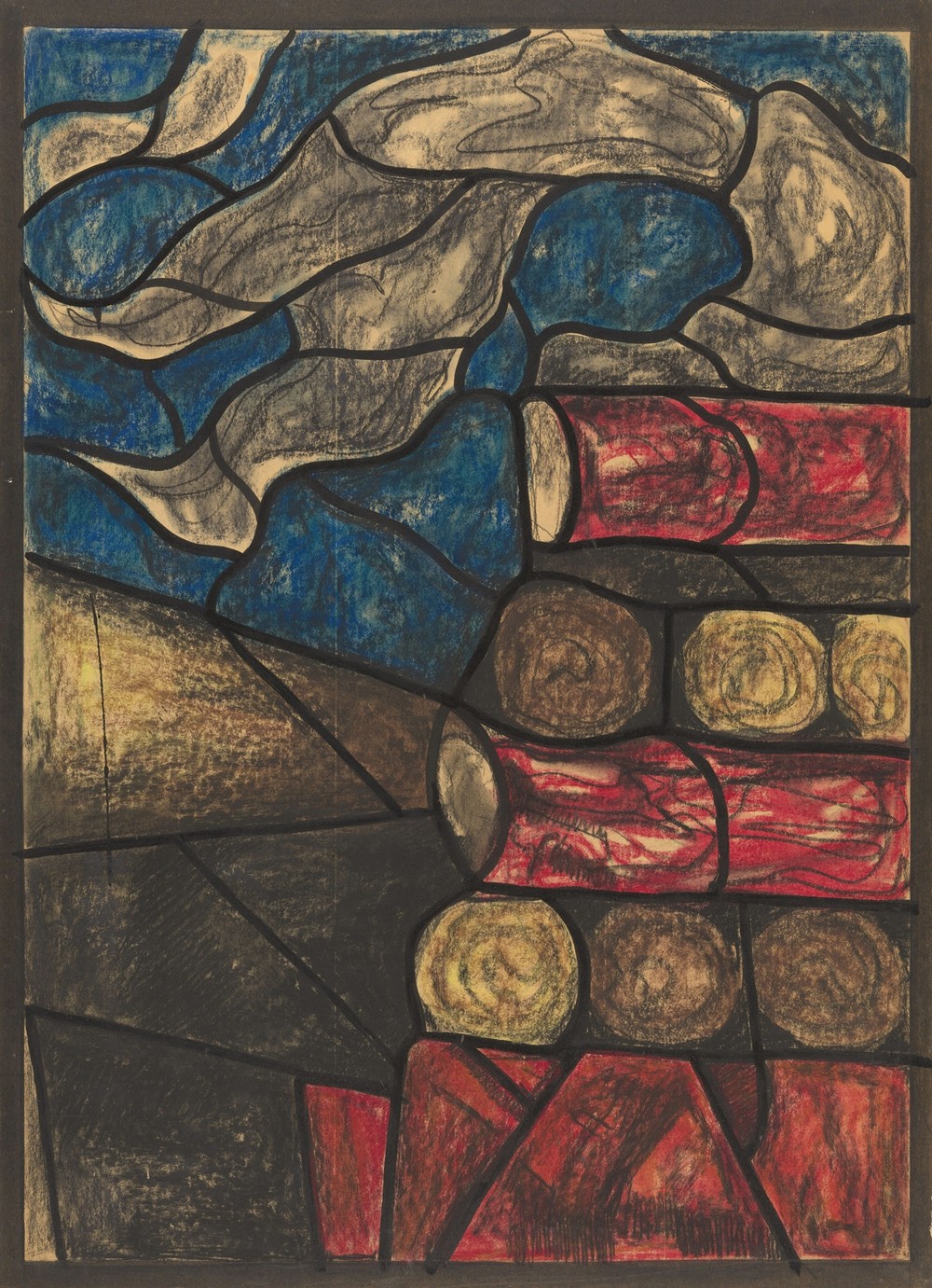 Ontwerp voor raam in het Noordertransept in de Dom te Utrecht 3 (ca. 1878-1938)