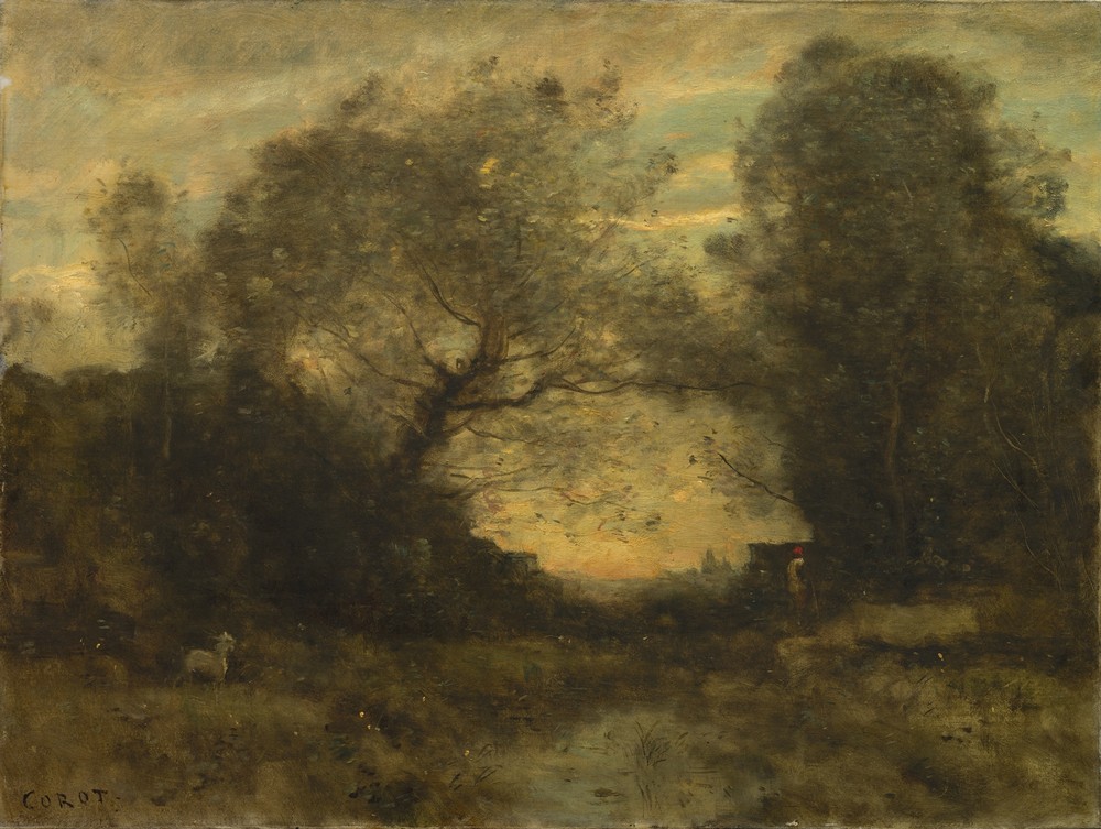 The Pond at the Entrance of the Woods (c. 1860 - 1875)