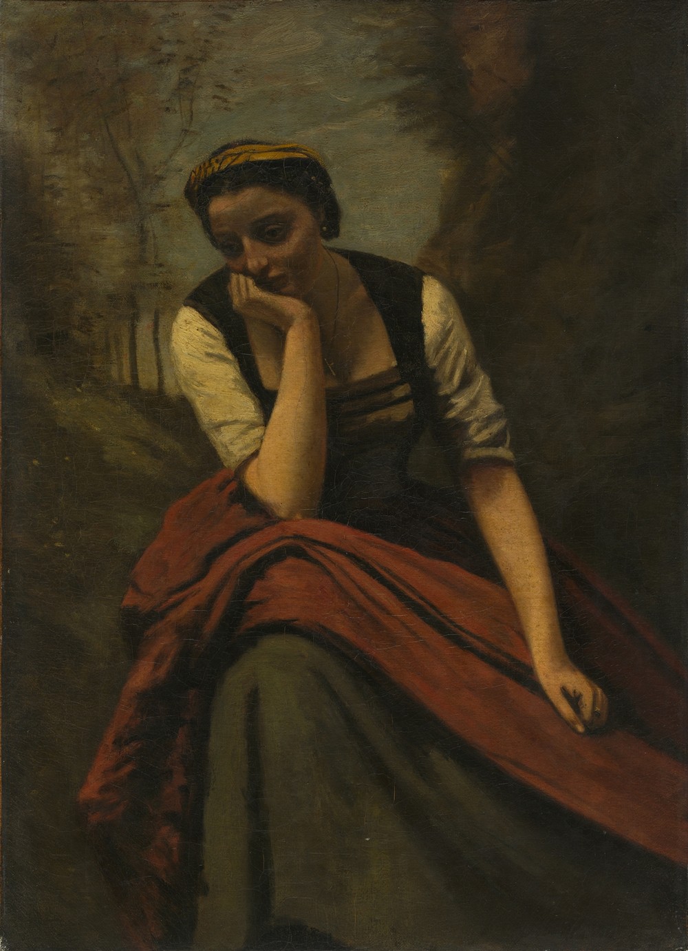 Woman Meditating (after 1868)