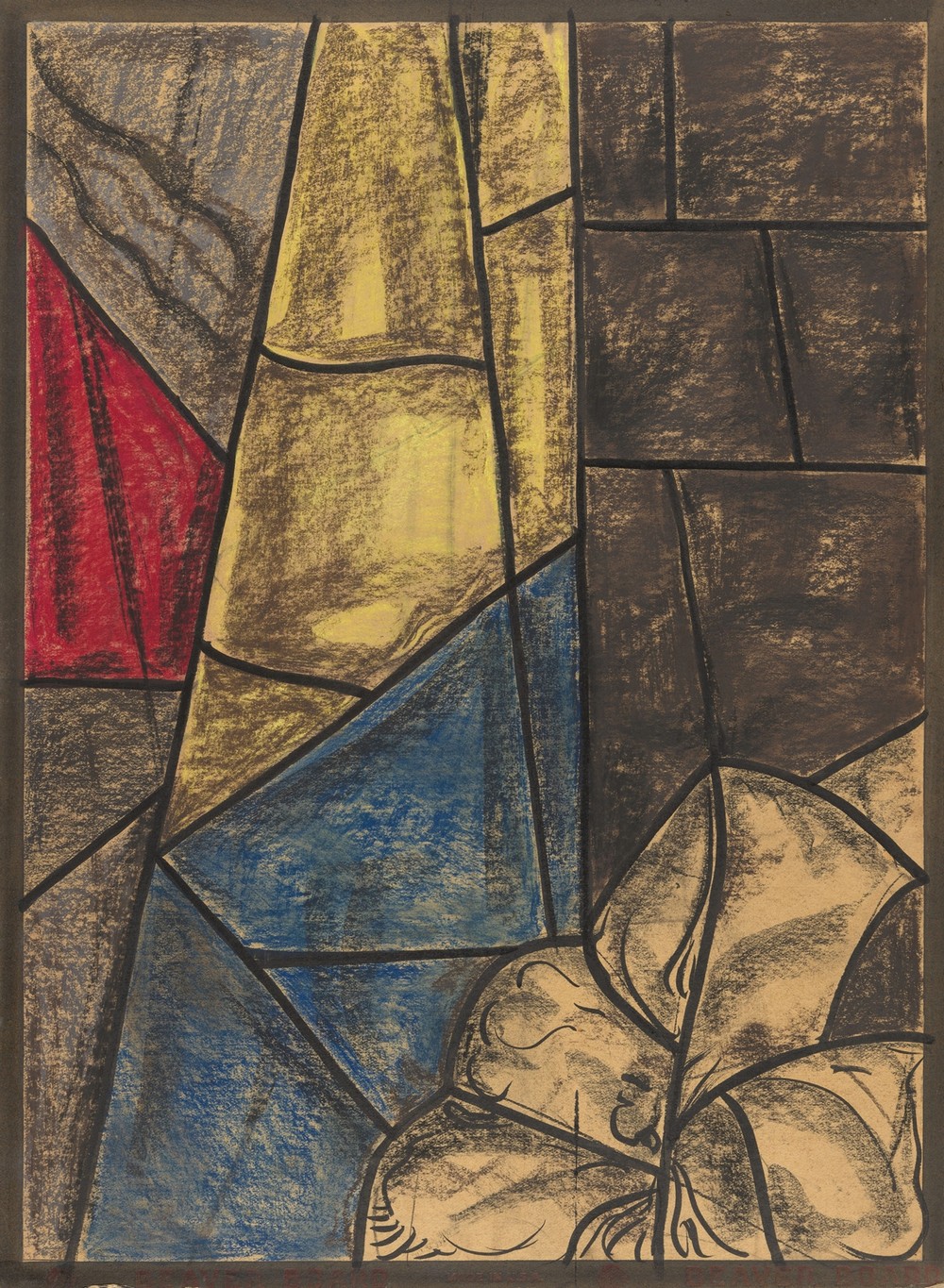 Ontwerp voor raam in het Noordertransept in de Dom te Utrecht 35 (ca. 1878-1938)