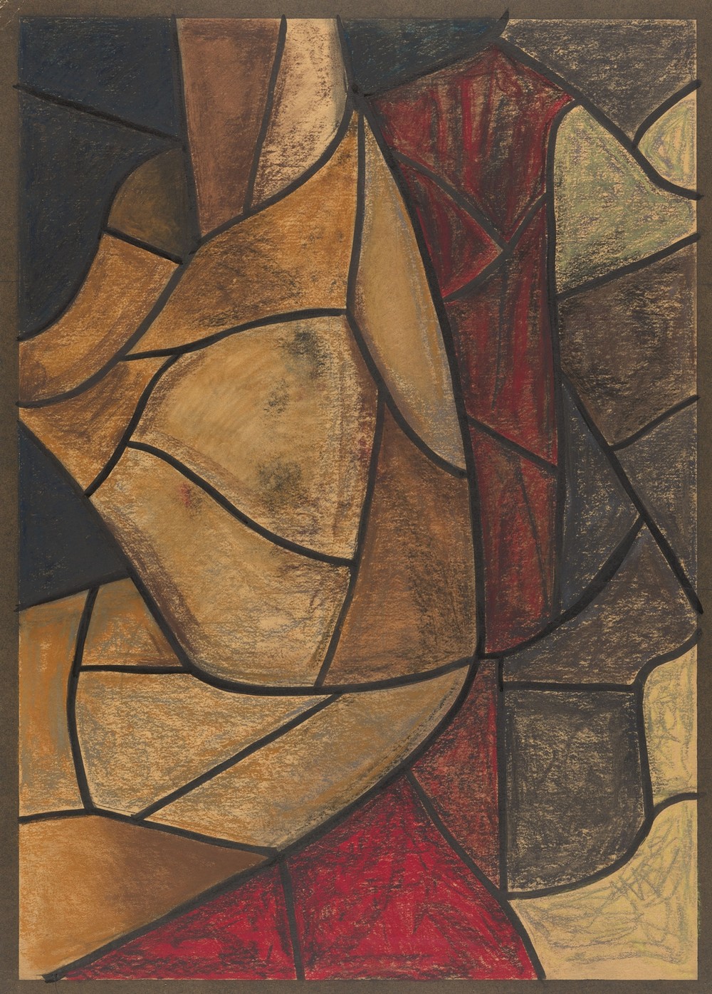 Ontwerp voor raam in het Noordertransept in de Dom te Utrecht 36 (ca. 1878-1938)