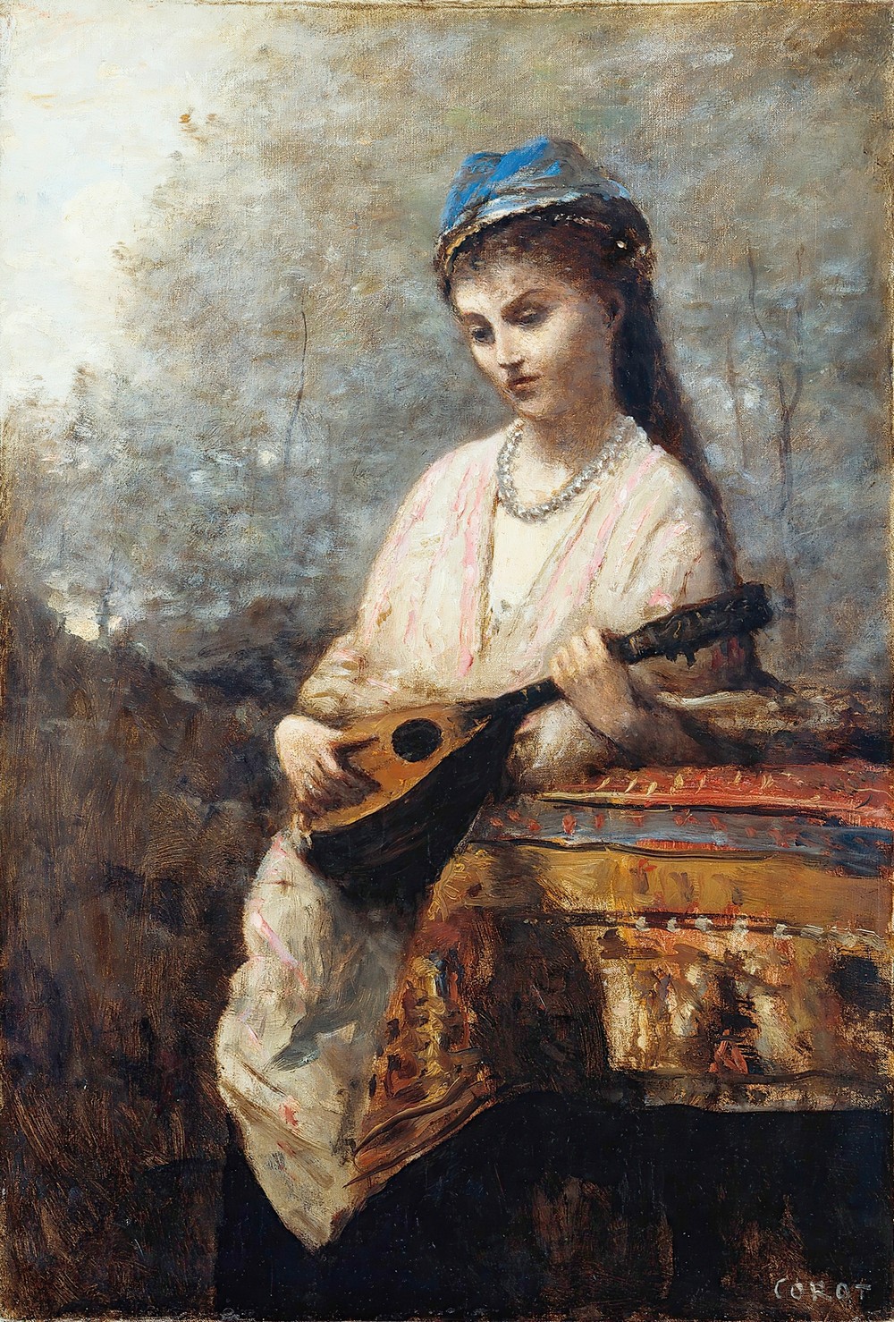 Young Girl with a Mandolin (19th century)