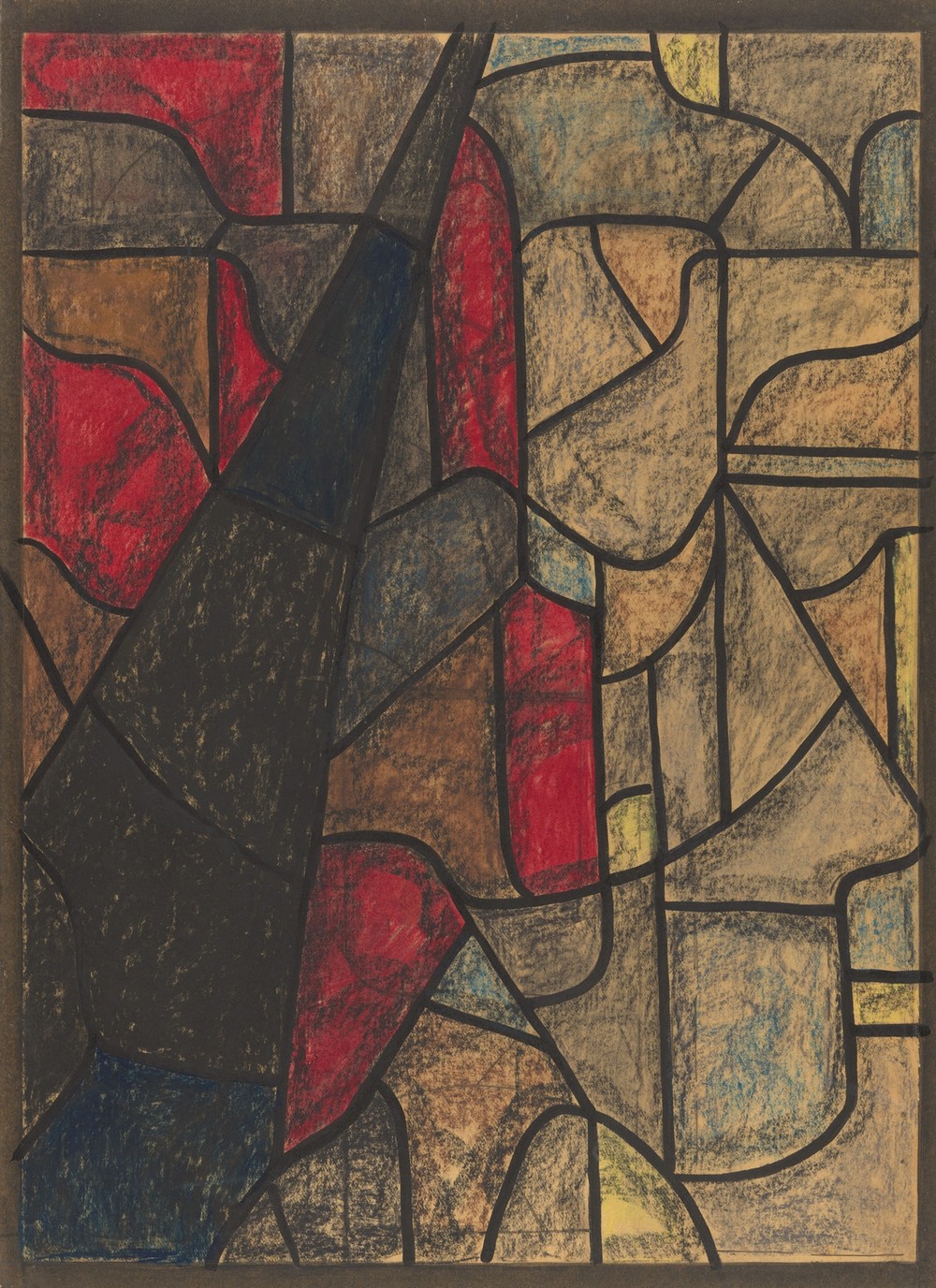 Ontwerp voor raam in het Noordertransept in de Dom te Utrecht 38 (ca. 1878-1938)