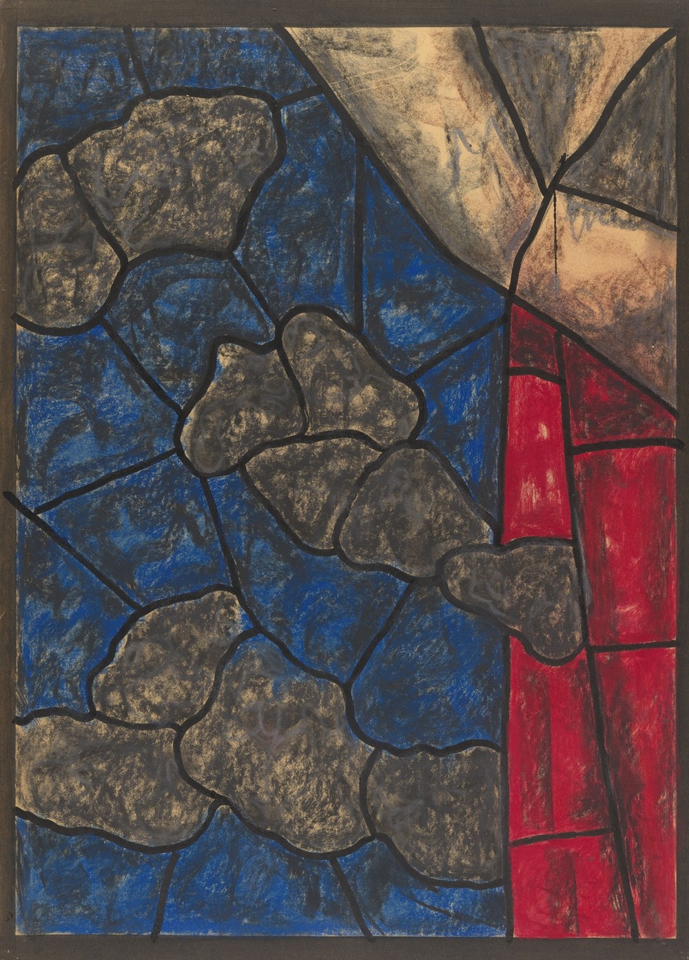 Ontwerp voor raam in het Noordertransept in de Dom te Utrecht 39 (ca. 1878-1938)
