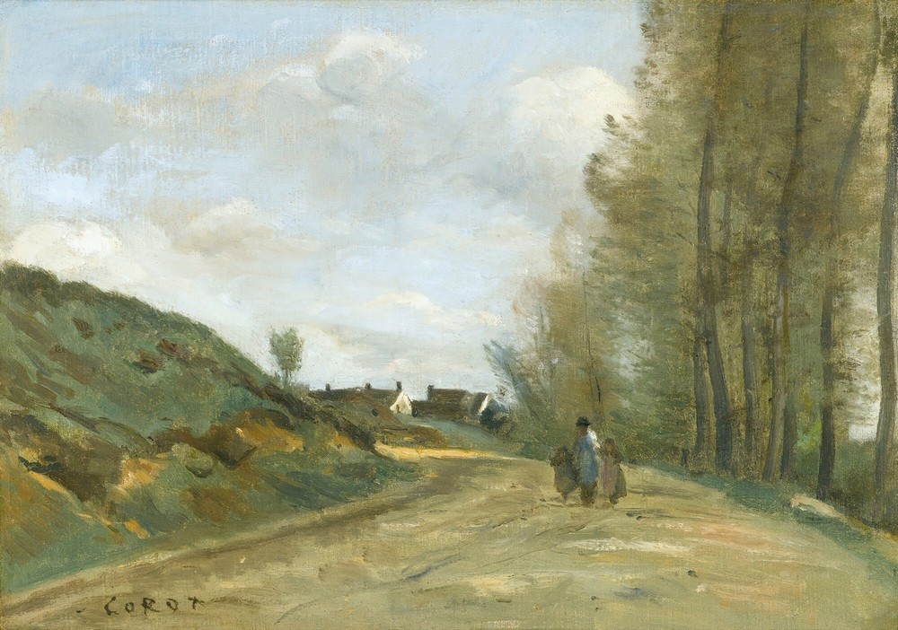 La Route De Gouvieux, Près De Chantilly
