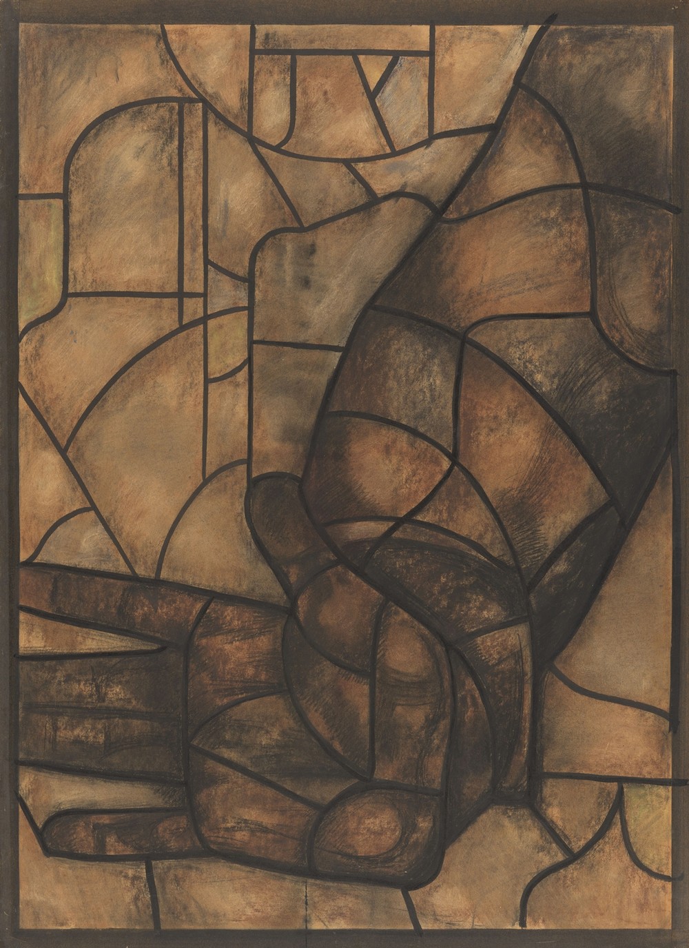 Ontwerp voor raam in het Noordertransept in de Dom te Utrecht 40 (ca. 1878-1938)