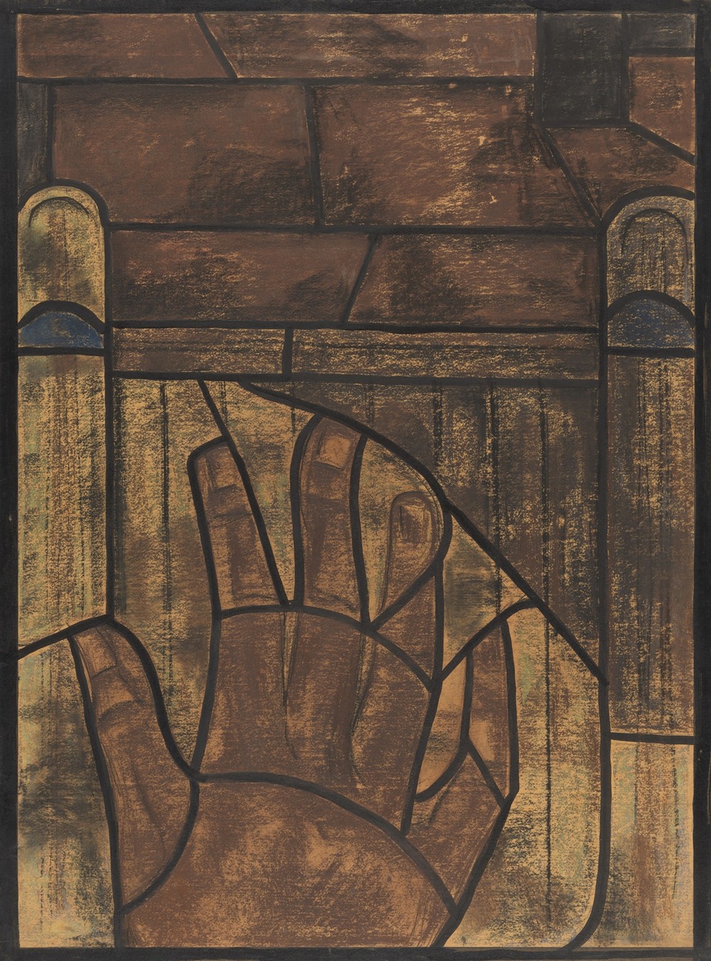 Ontwerp voor raam in het Noordertransept in de Dom te Utrecht 41 (ca. 1878-1938)