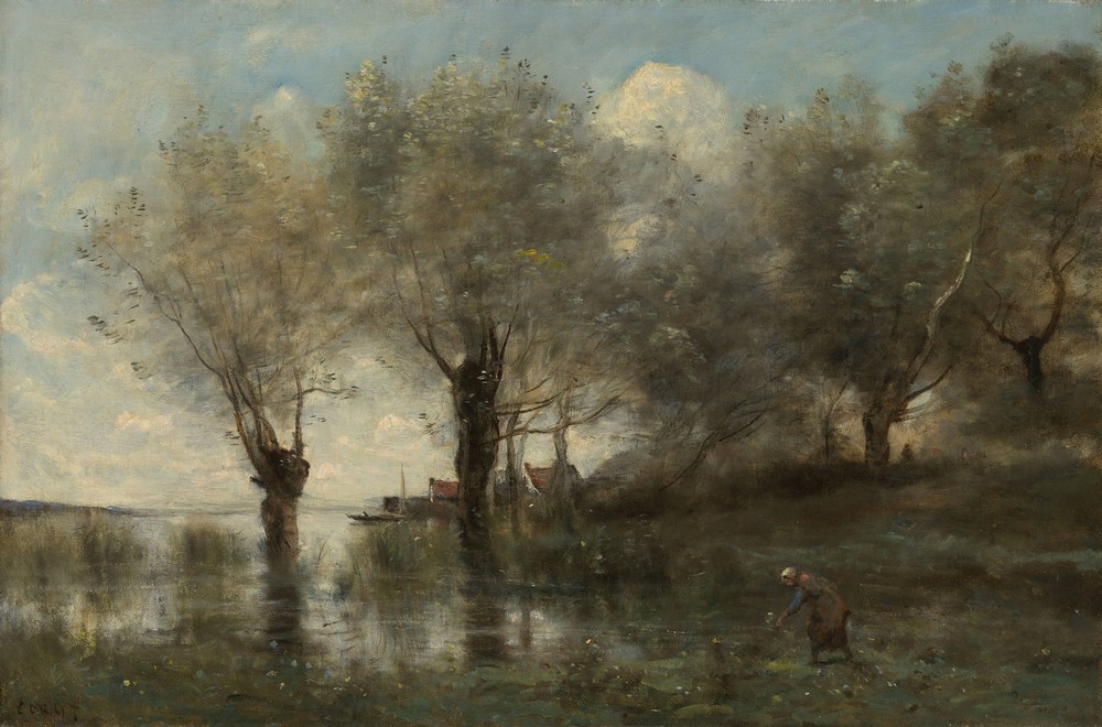 A Pond in Picardy (ca. 1867)