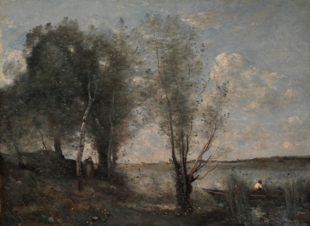 Boatman among the Reeds (ca. 1865)