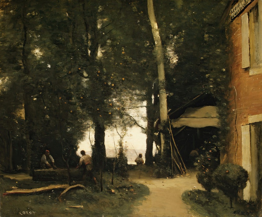 The Banks of the Seine at Conflans (ca. 1865–70)