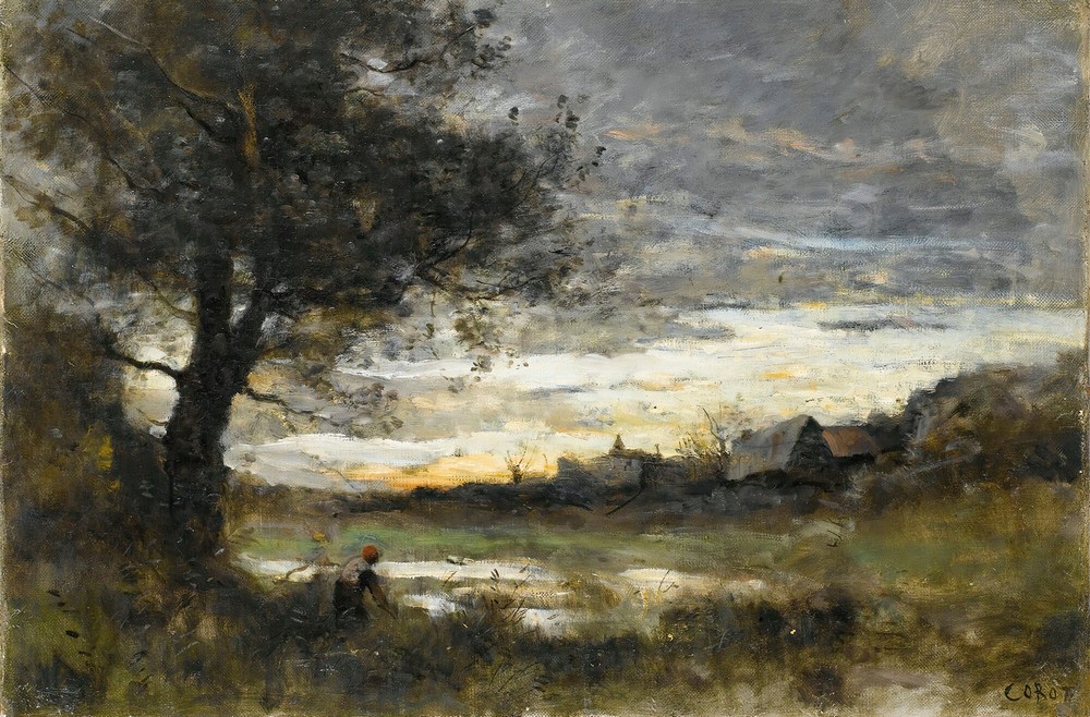 Landscape At Sunset