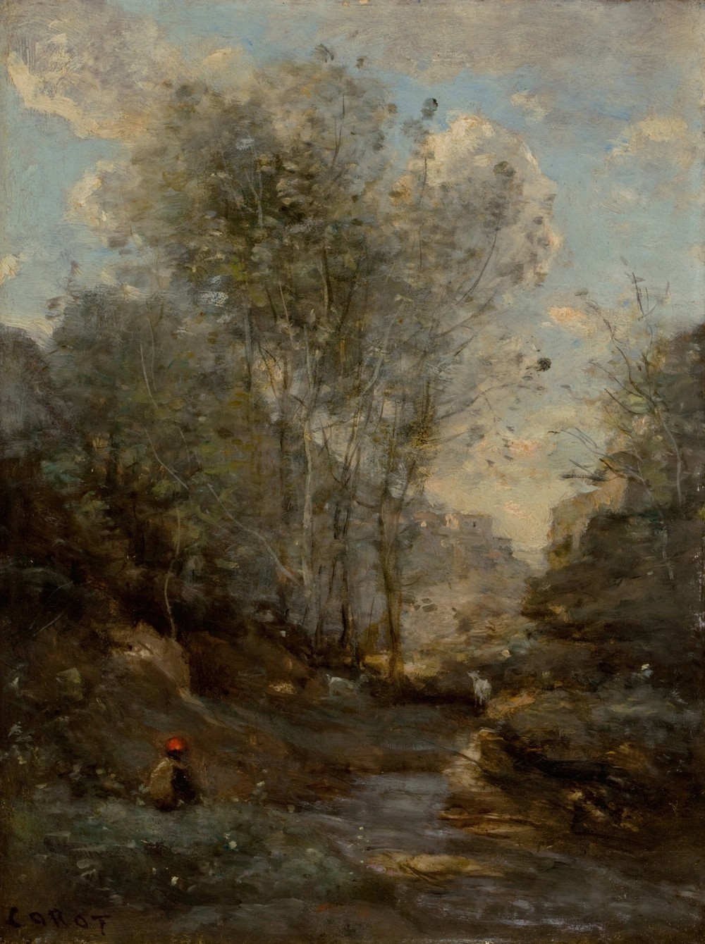 Le Vallon des Chevres (Souvenir du Lac de Garde) (circa 1872)