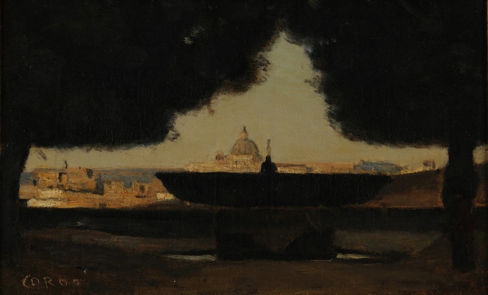 La vasque de la Villa Médicis (after 1845)