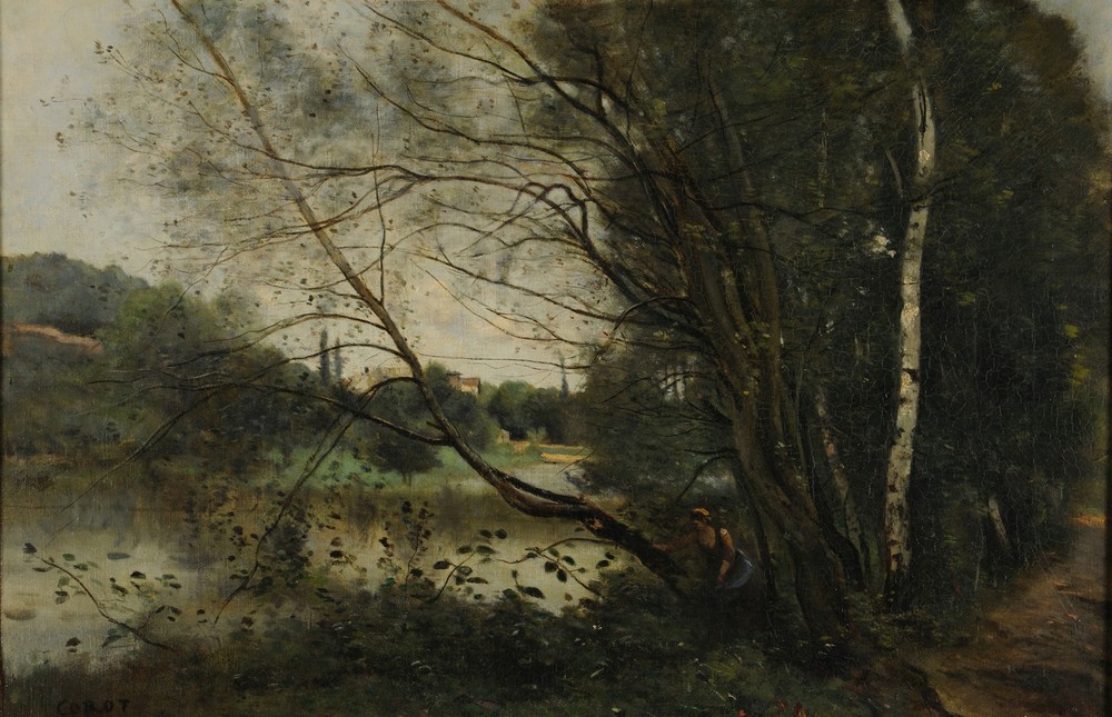 L’étang à l’arbre penché