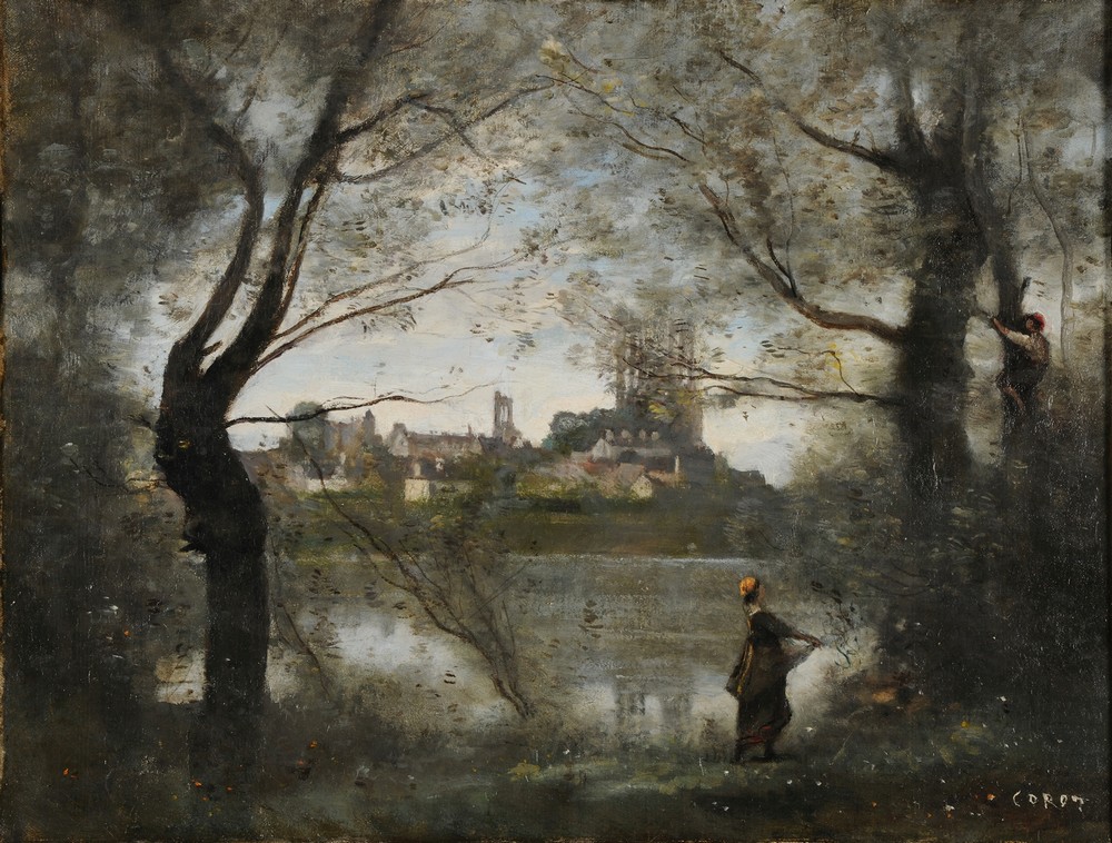 Mantes (le soir) (ca 1865)