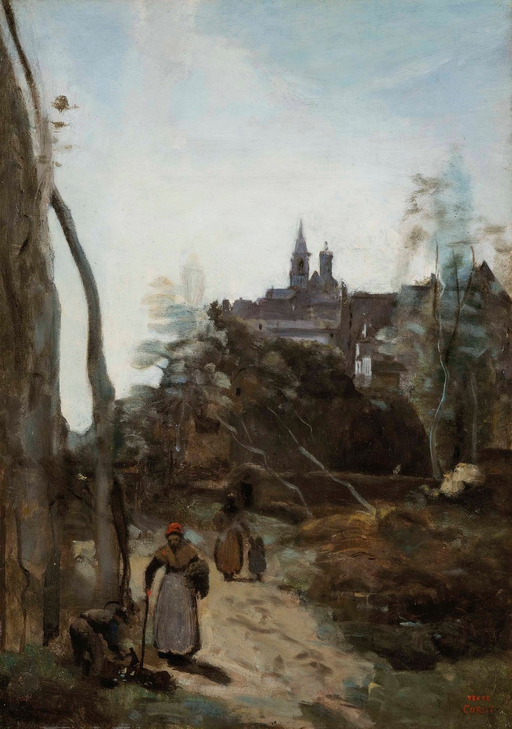 Semur, le chemin d’église (circa 1855-60)