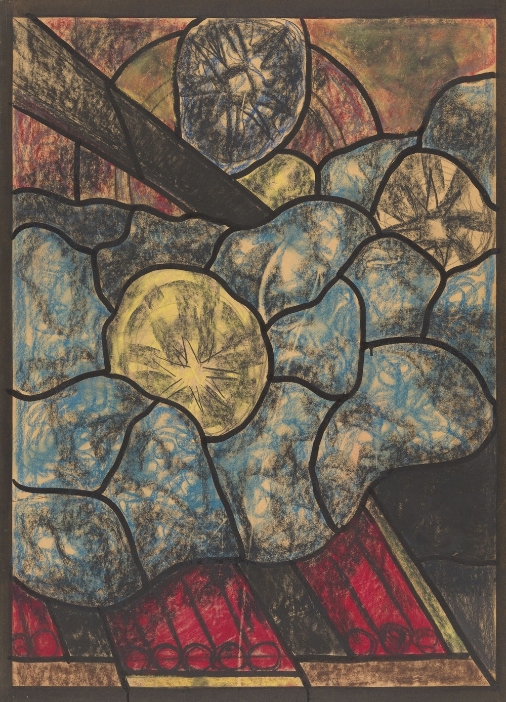 Ontwerp voor raam in het Noordertransept in de Dom te Utrecht 58 (ca. 1878-1938)