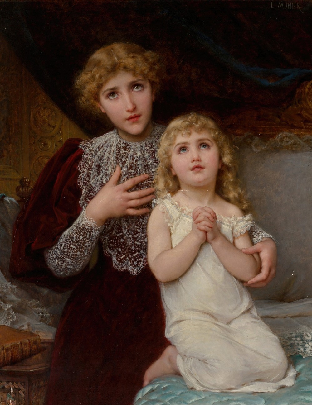 Evening prayer (circa 1895)