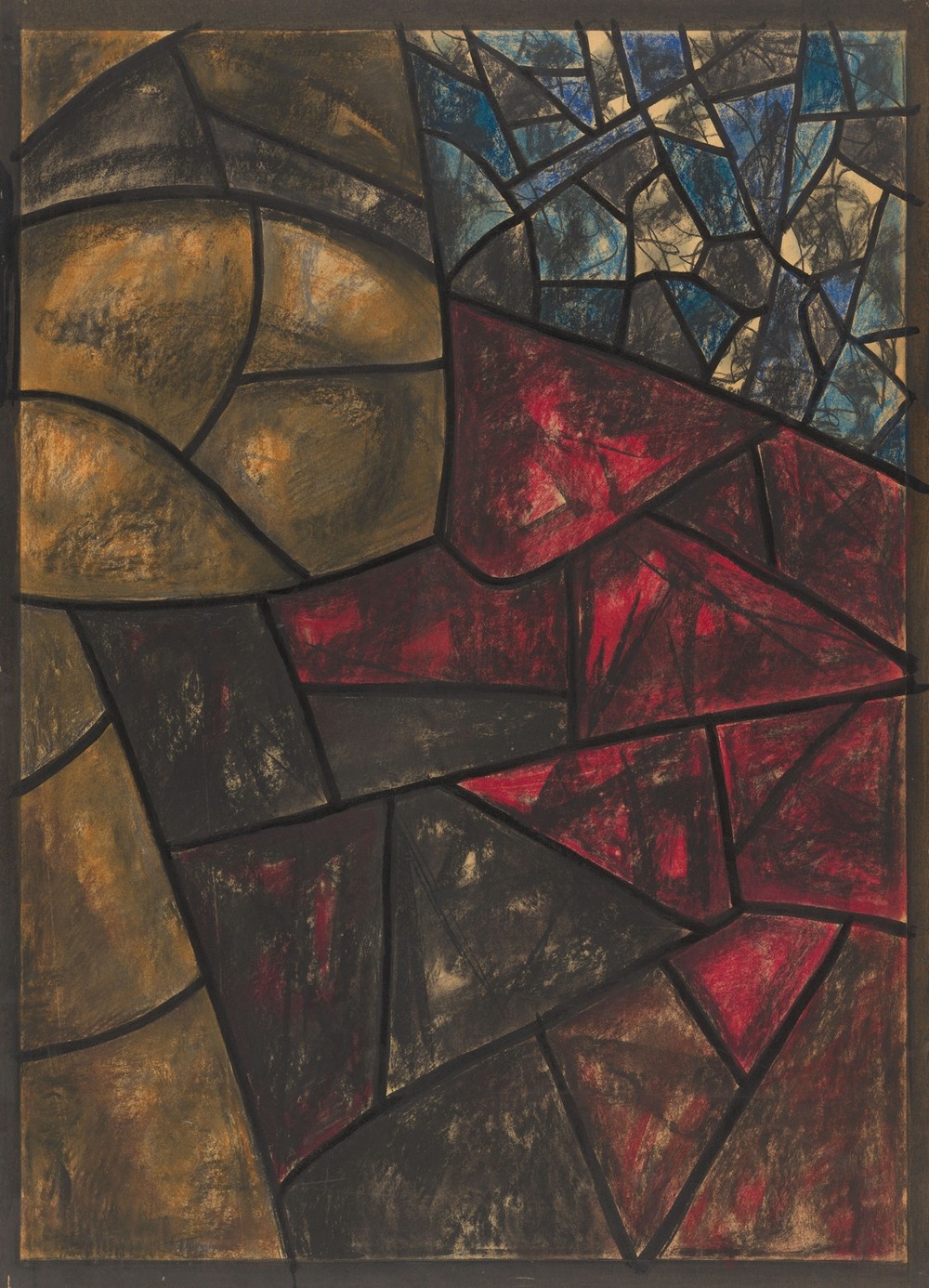 Ontwerp voor raam in het Noordertransept in de Dom te Utrecht 7 (ca. 1878-1938)