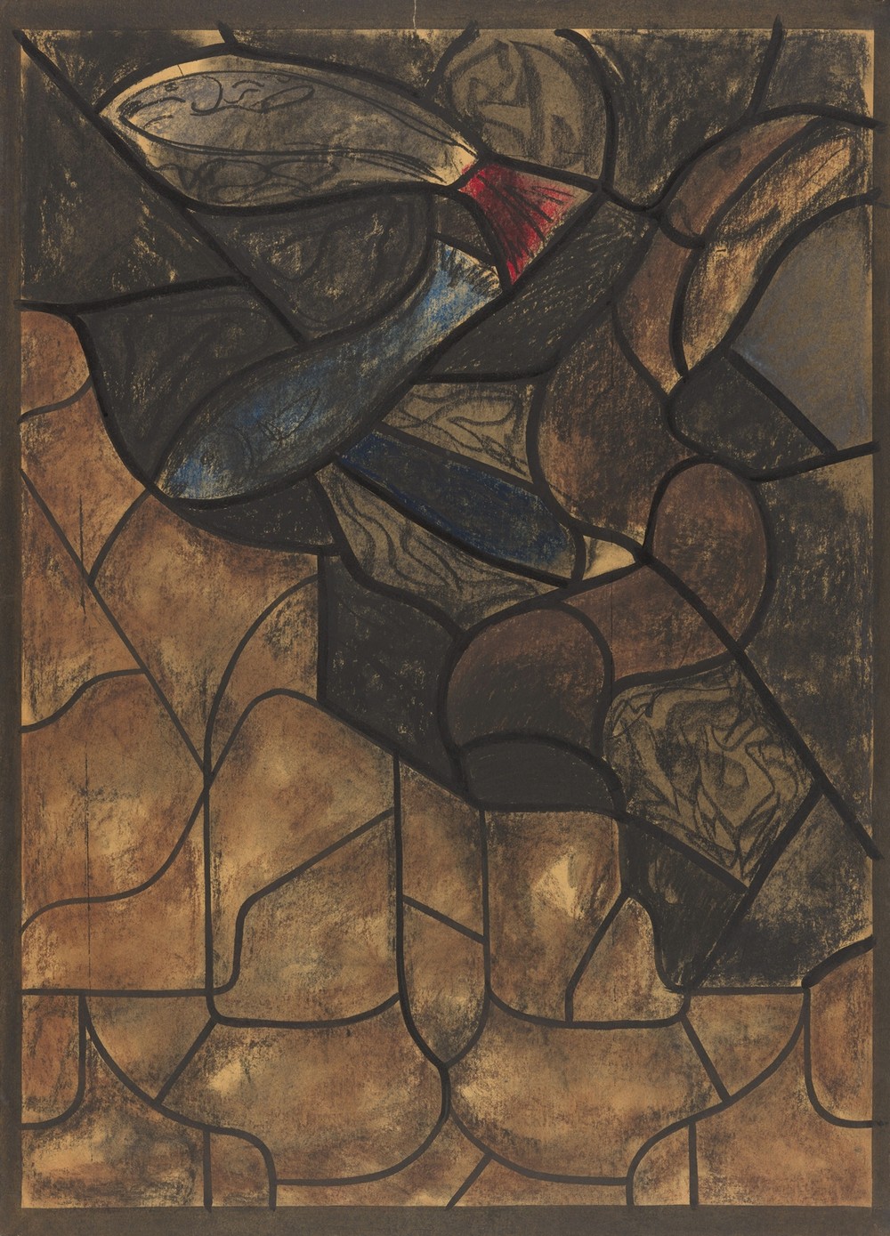 Ontwerp voor raam in het Noordertransept in de Dom te Utrecht 8 (ca. 1878-1938)