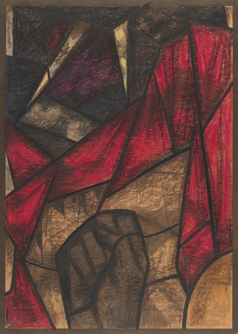 Ontwerp voor raam in het Noordertransept in de Dom te Utrecht (ca. 1878-1938)